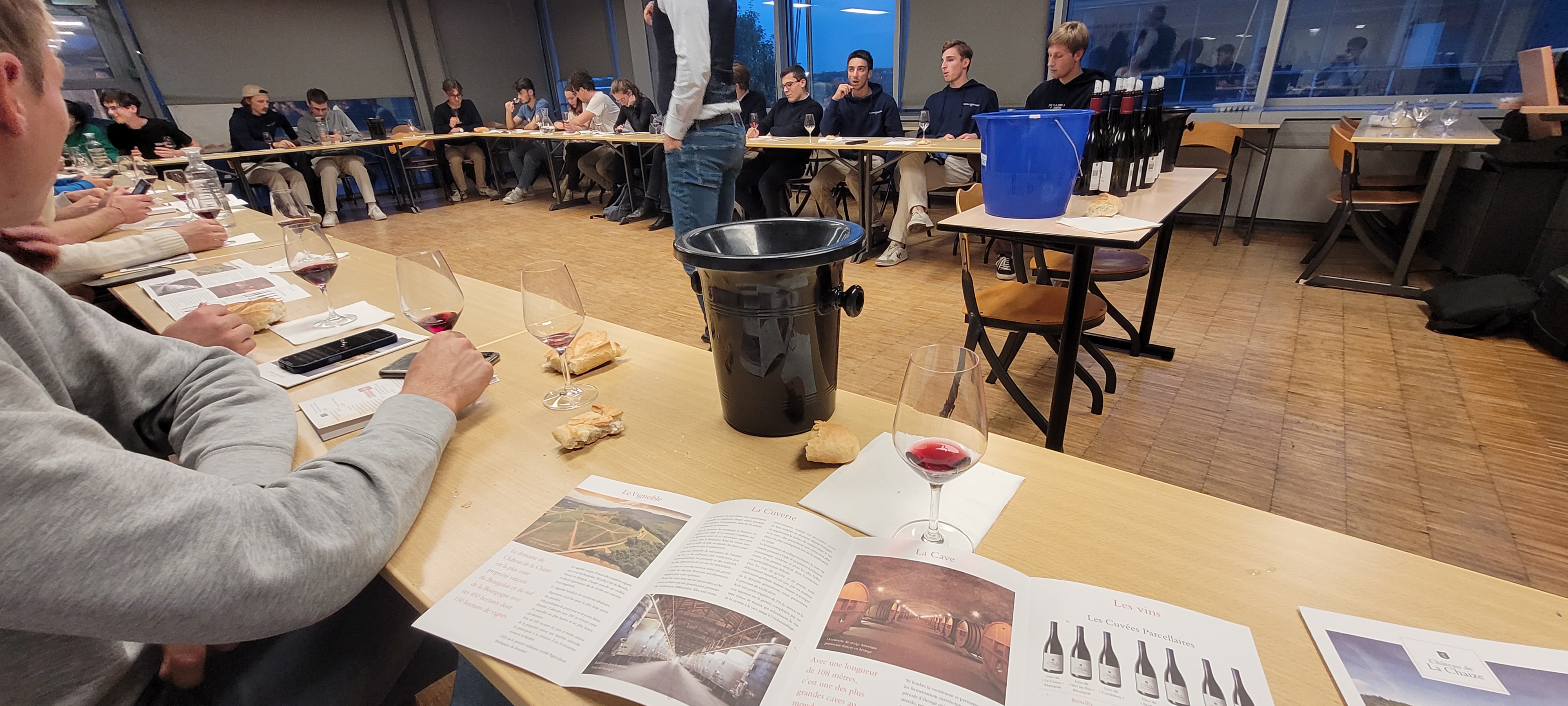 Photo de la dégustation
