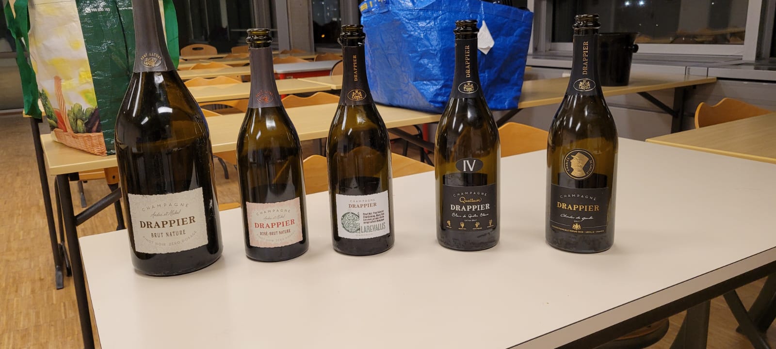 Photo de la dégustation