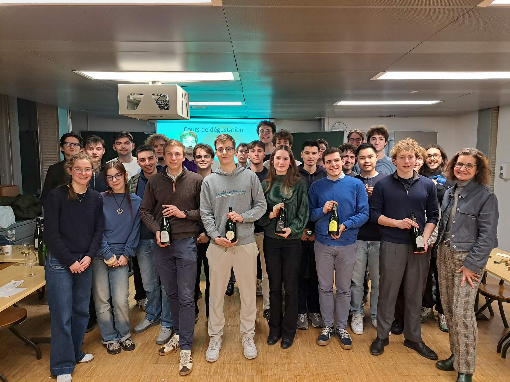 Photo de la dégustation