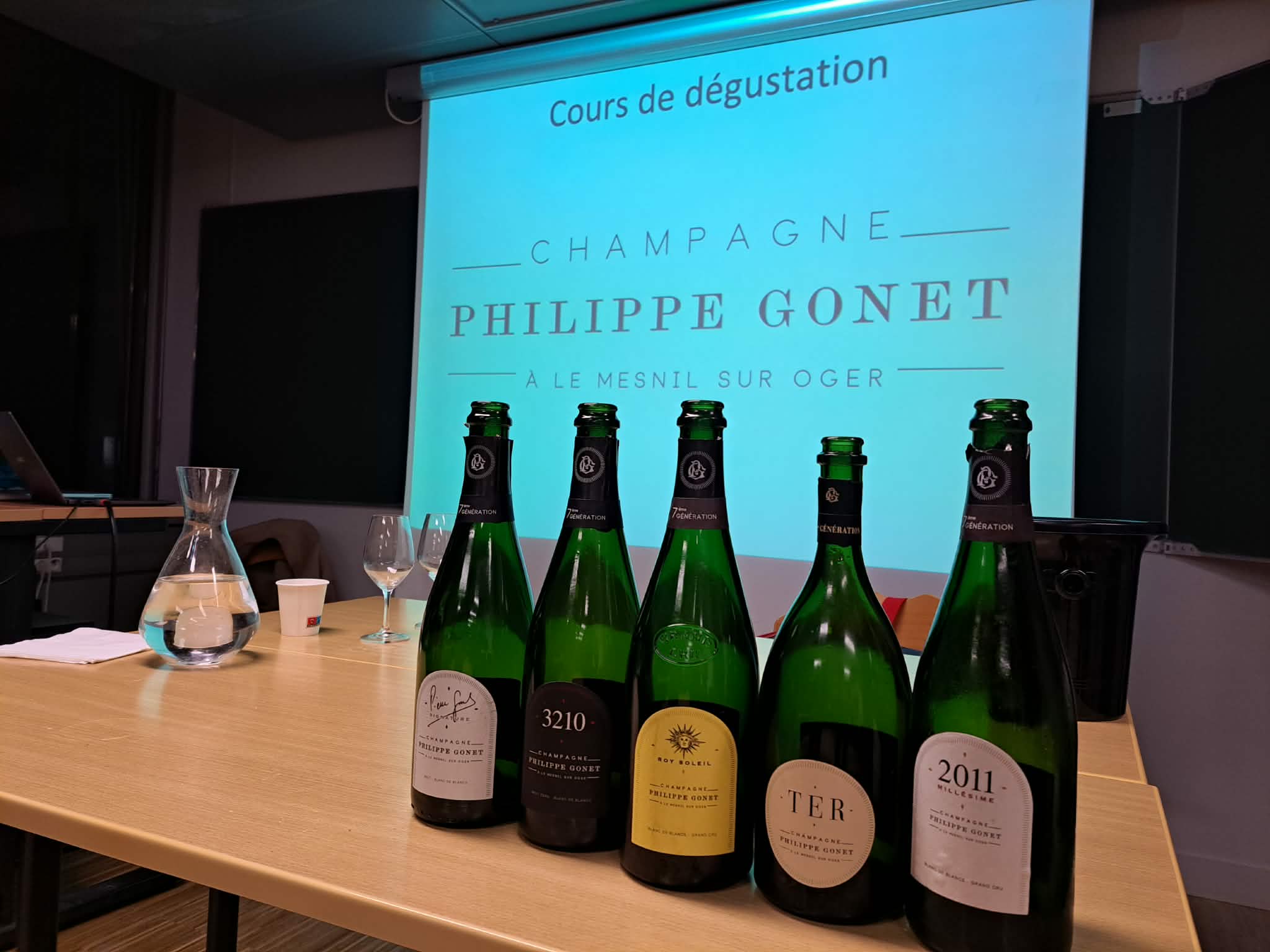 Photo de la dégustation