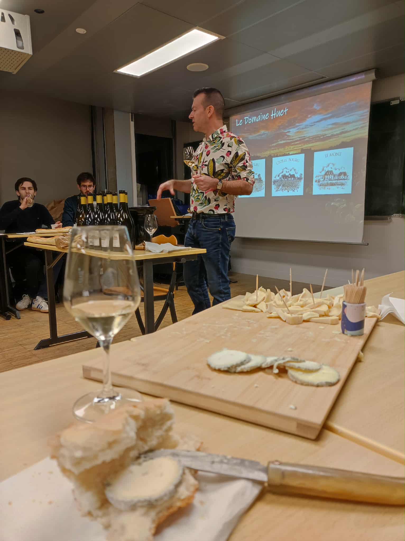 Photo de la dégustation
