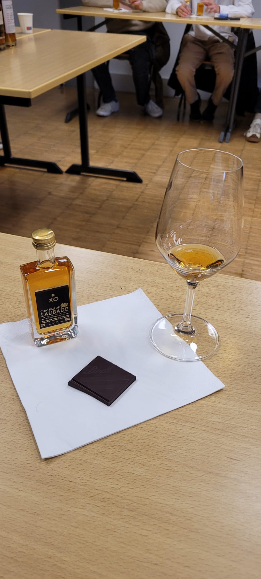 Photo de la dégustation